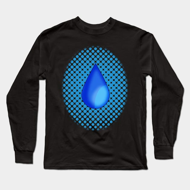 Lapis Lazuli Gem Long Sleeve T-Shirt by Blackmoonrose13